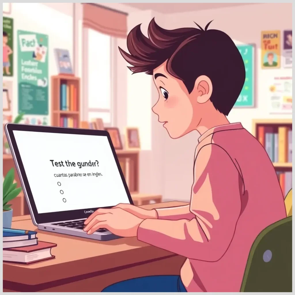 Saber cuantas palabras se en ingles