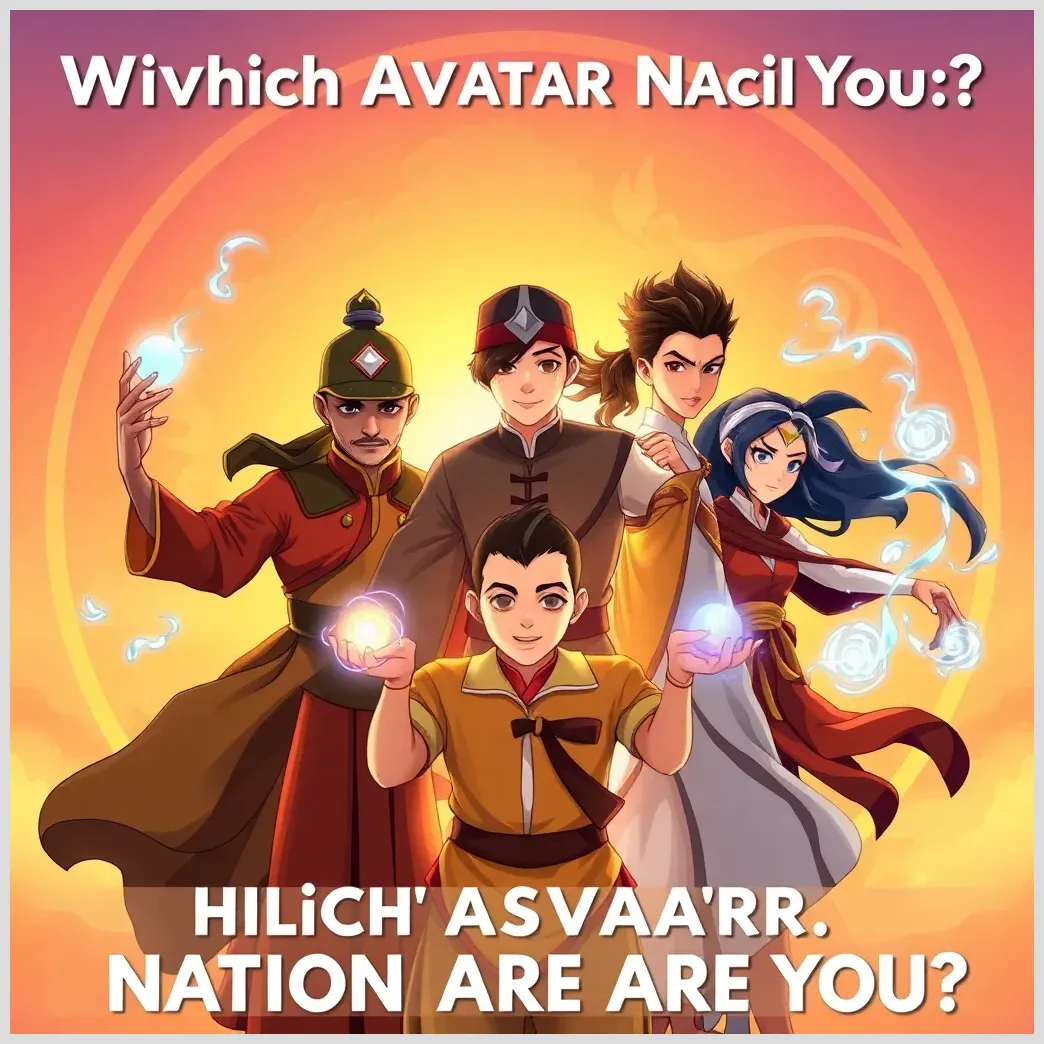 Saber de que nacion de avatar eres Test saber de que nacion de avatar eres