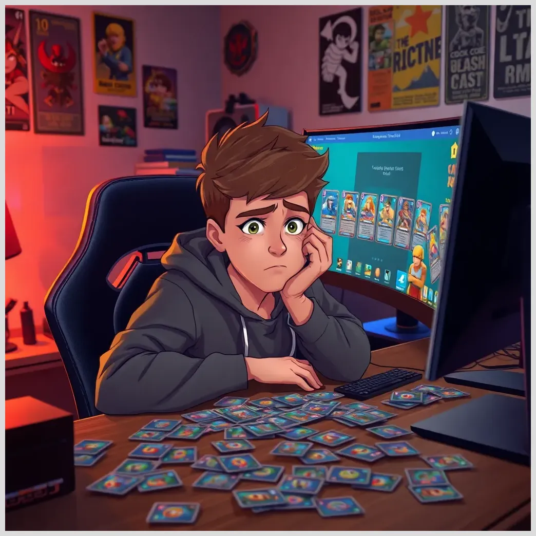 Test borró su mazo por no saber qué carta de clash royale era